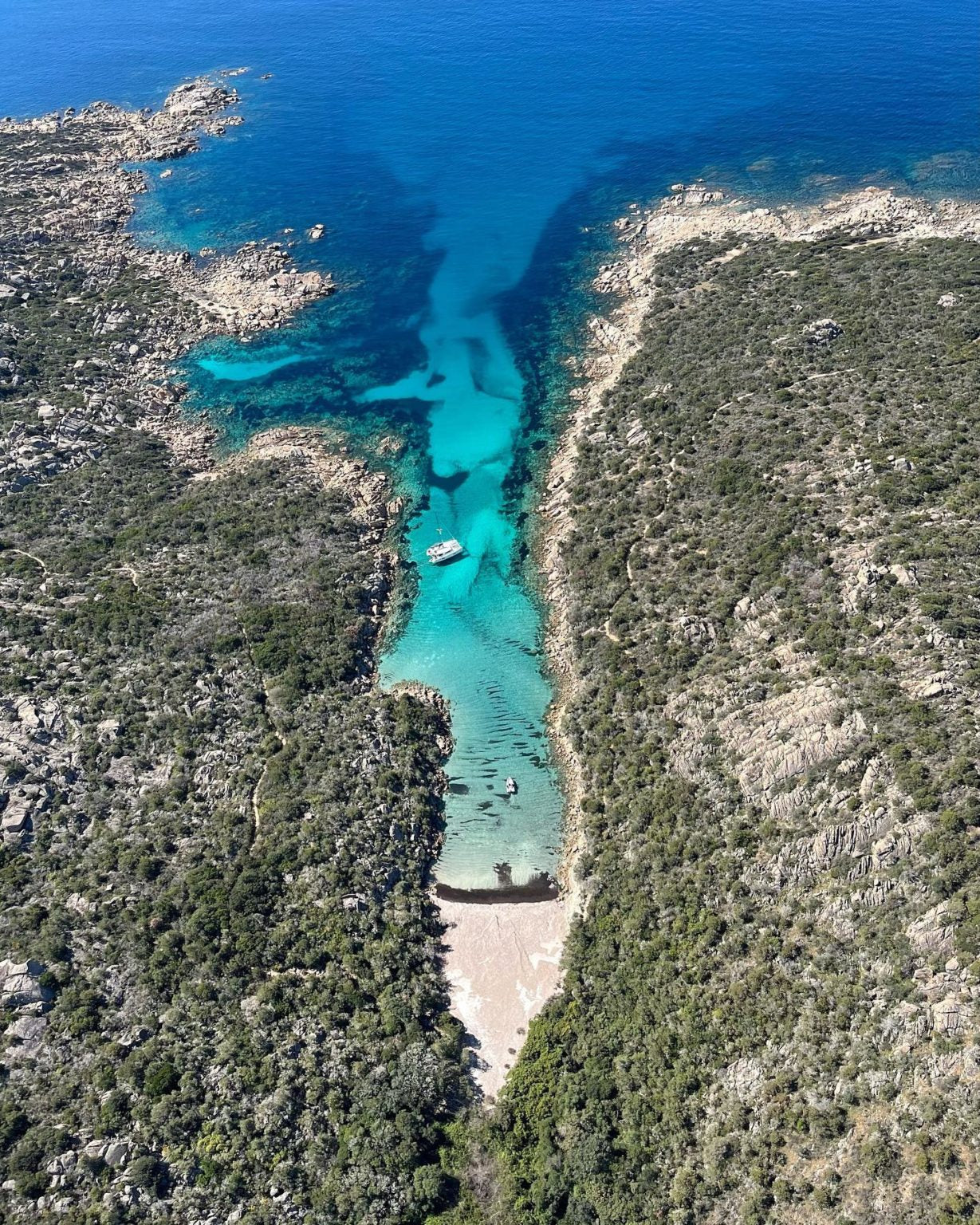 "Cala" inspired by beautiful Corsican coves